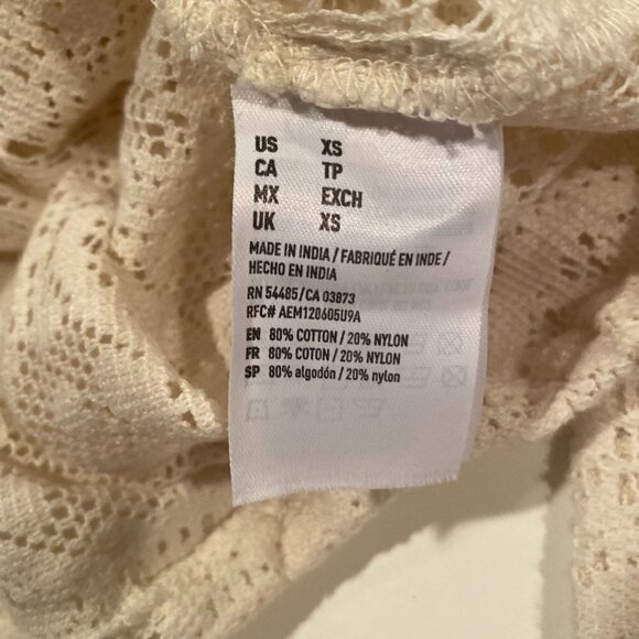 American Eagle Women's Lace Pullover Top Size XS - Picture 8 of 9